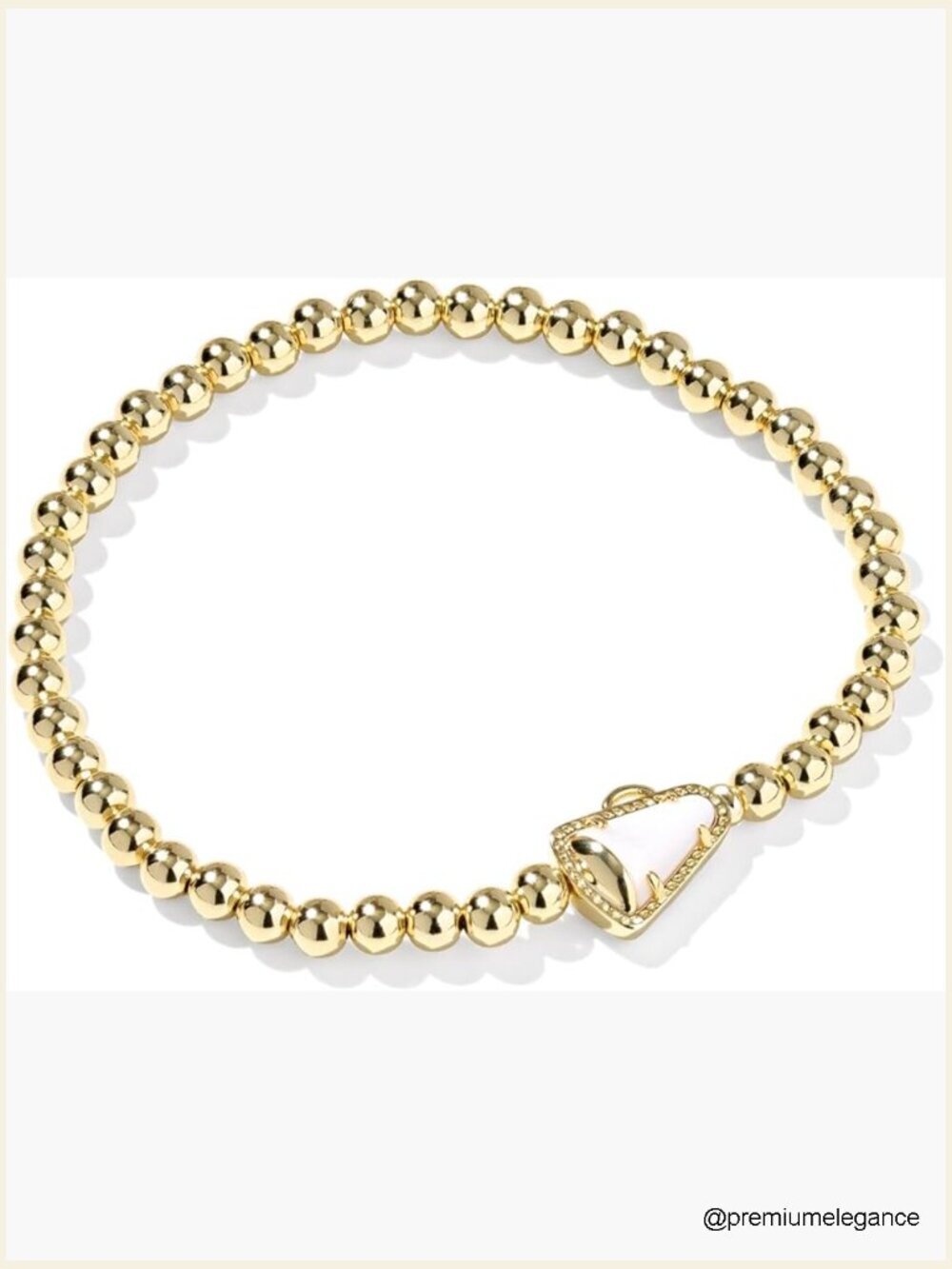 Cheer Stretch Bracelet with Megaphone Charm